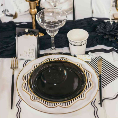 6 PETITES ASSIETTES ÉLÉGANCE - REUTILISABLE