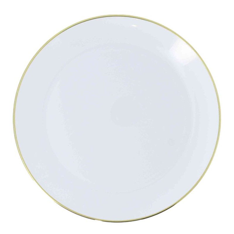 6 ASSIETTES ÉLÉGANCE - RÉUTILISABLE