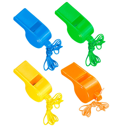 SET 4 SIFFLETS COULEURS