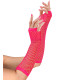 PAIRE MITAINES 33CM ROSE FLUO