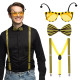 SET ABEILLE (BRETELLES, LUNETTE,NOEUDS PAPILLONS)