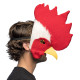 DEMI MASQUE PELUCHE COQ