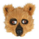 DEMI MASQUE PELUCHE OURS
