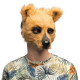 DEMI MASQUE PELUCHE OURS