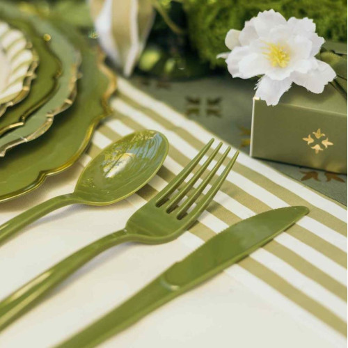 6 FLEURS DE CERISIER BLANC/VERT