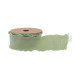 RUBAN BORDS ONDULÉS TISSU FROISSE VERT