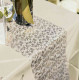 CH.TABLE FEUILLAGE ORGANZA OR