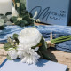BOUQUET LE CHARMANT IVOIRE 32CM