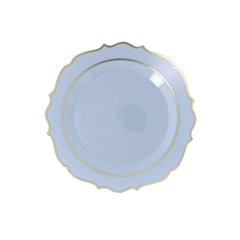 6 PETITES ASSIETTES RAFFINE - BLEU