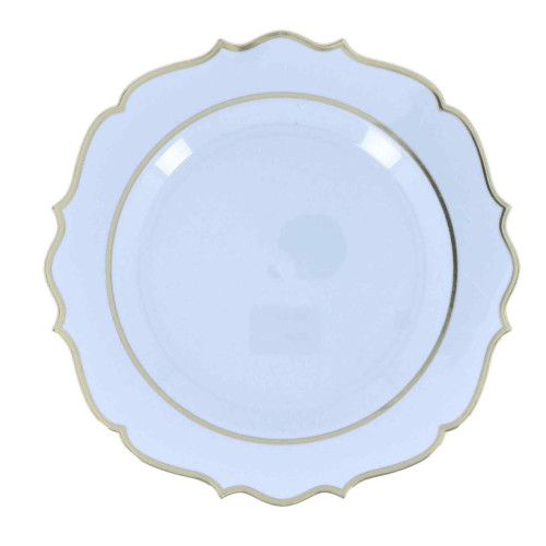 6 ASSIETTES RAFFINÉ - RÉUTILISABLE BLEU
