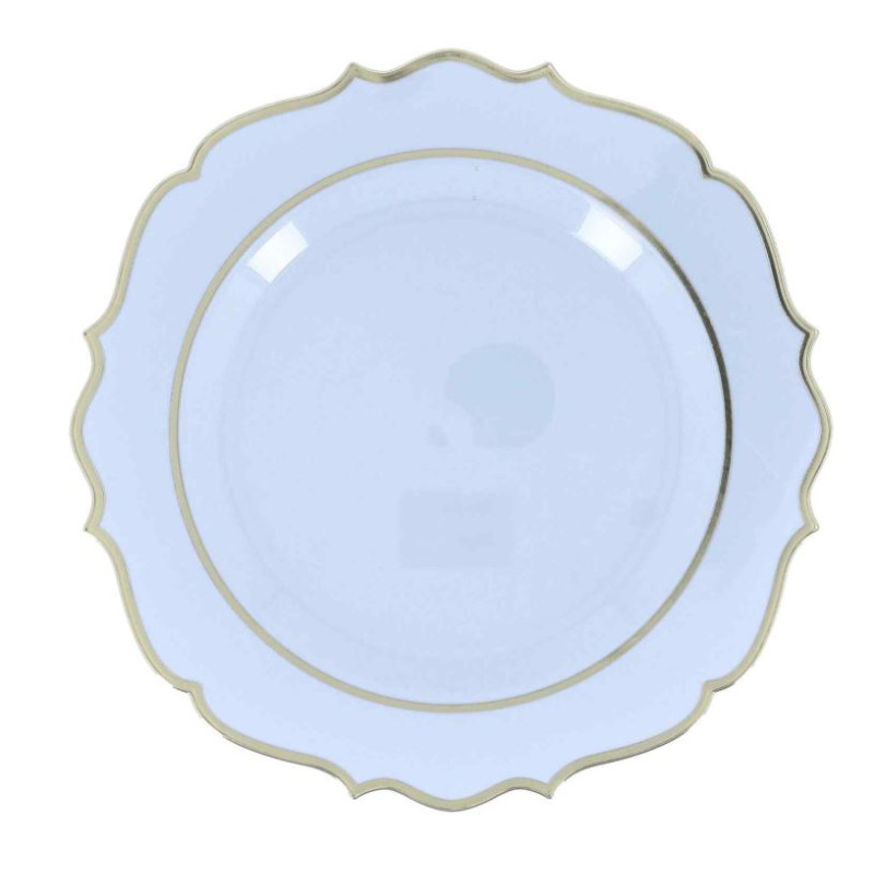 6 ASSIETTES RAFFINÉ - RÉUTILISABLE BLEU
