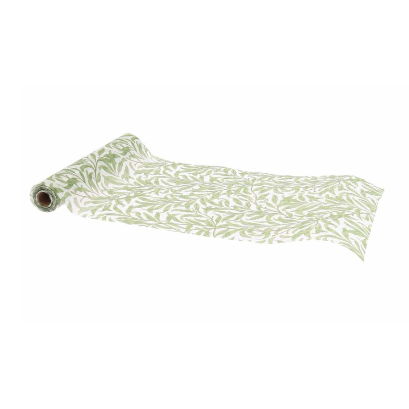 CH.TABLE FEUILLAGE INTISSE BLANC ET VERT