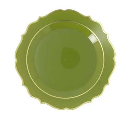 6 PETITES ASSIETTES RAFFINÉ VERT
