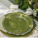 6 PETITES ASSIETTES RAFFINÉ VERT