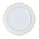 6 ASSIETTES RAFFINÉ - RÉUTILISABLE BLANC