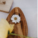 6 MARGUERITES PAPIER BLANC