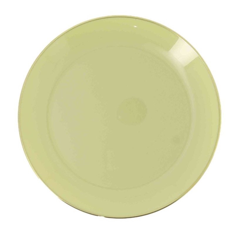 6 ASSIETTES ÉLÉGANCE - RÉUTILISABLE VERT SAUGE