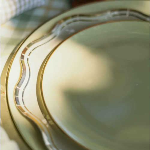 6 PETITES ASSIETTES RAFFINÉ VERT SAUGES