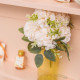 6 HORTENSIAS BLUSH ET VERT