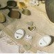 100 CONFETTIS BAPTEME VERT DE GRIS