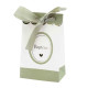 10 SACHETS BAPTEME VERT/BLANC