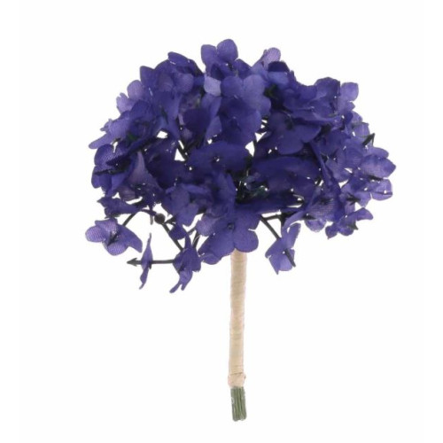 10 BRANCHES DE 6 FLEURS INDIGO