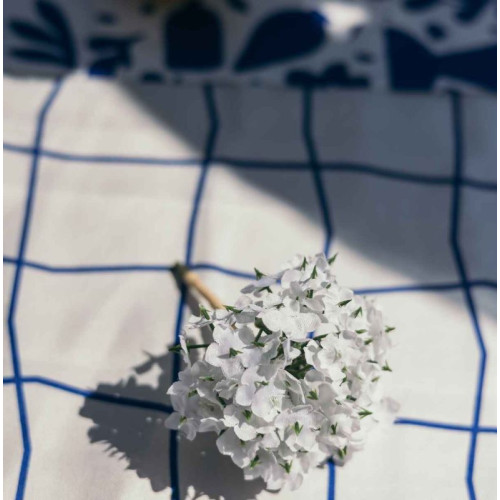 10 BRANCHES DE 6 FLEURS BLANCHE