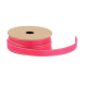 RUBAN TISSU FRAMBOISE ET LISERE OR