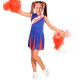 POM POM ROUGE/BLEUE 8-10ANS