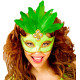 LOUP NEON VERT BRESIL AVEC PAILETTES