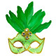 LOUP NEON VERT BRESIL AVEC PAILETTES