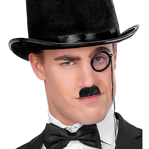 MOUSTACHE ADH. NOIRE CHAPLIN