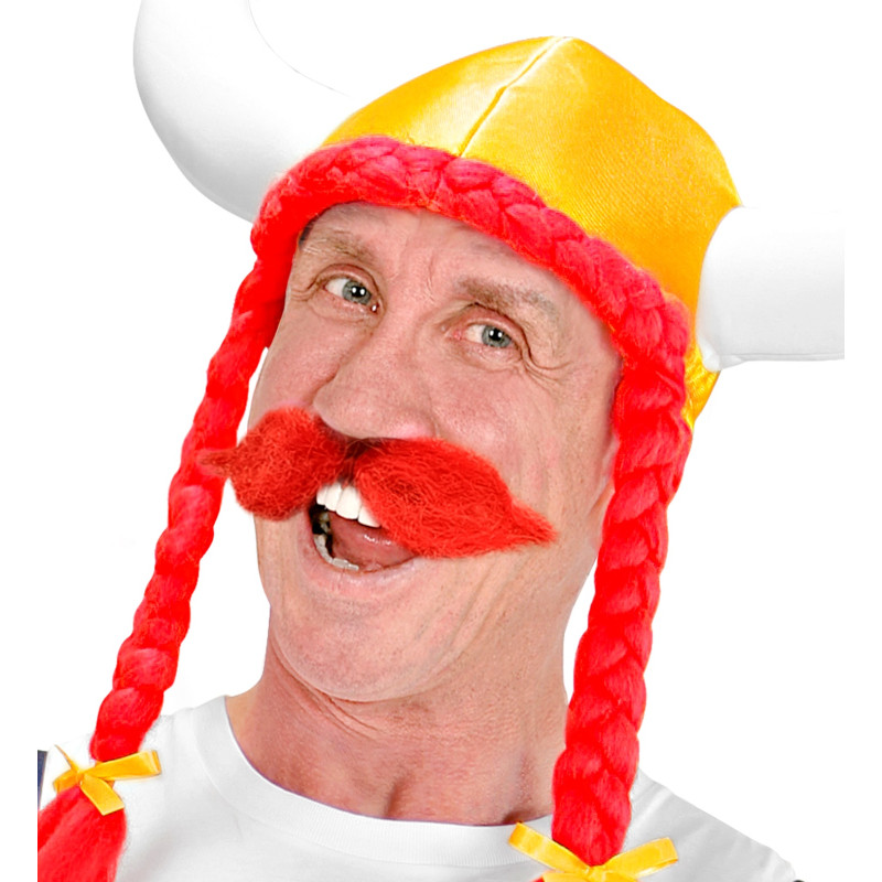 MOUSTACHE GAULOIS ROUGE