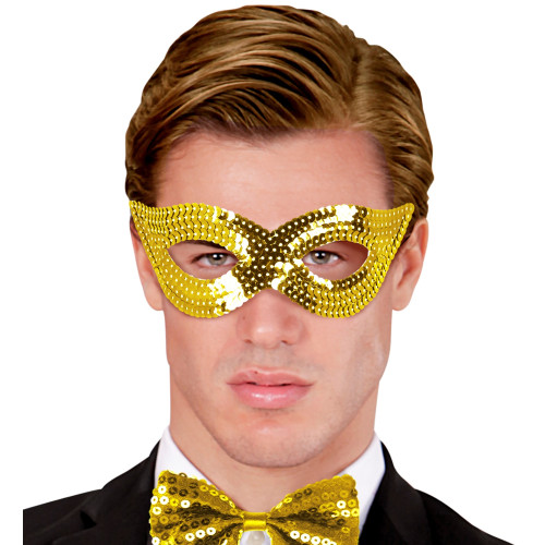MASQUE DORE A SEQUINS