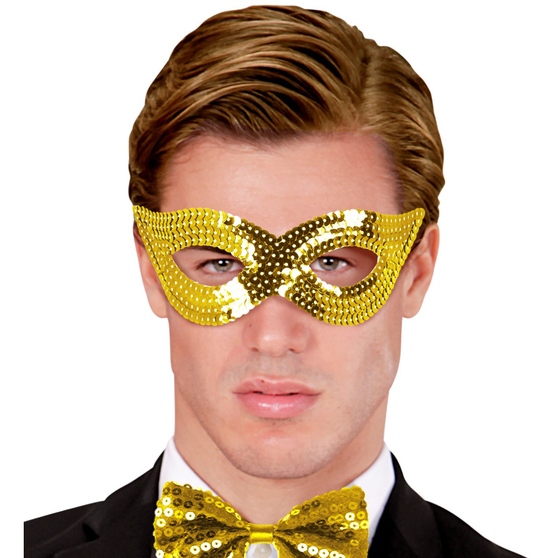 MASQUE DORE A SEQUINS