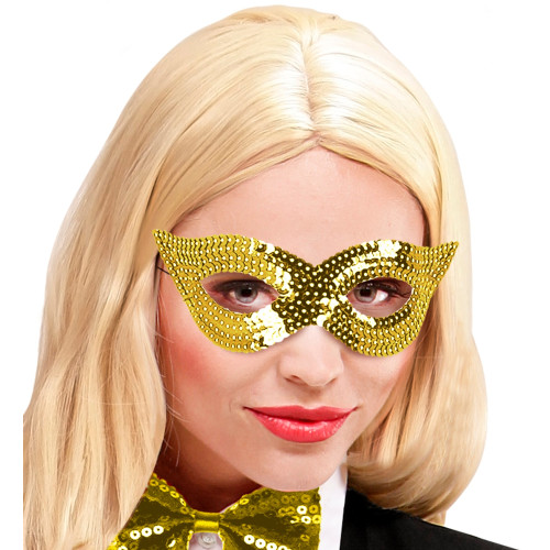 MASQUE DORE A SEQUINS