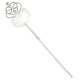 SCEPTRE AVEC PELUCHE BLANCHE