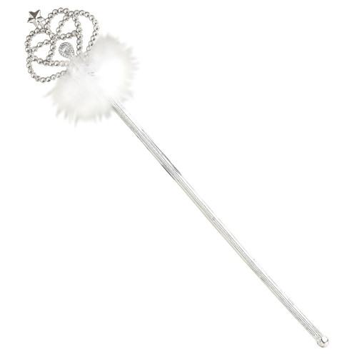 SCEPTRE AVEC PELUCHE BLANCHE