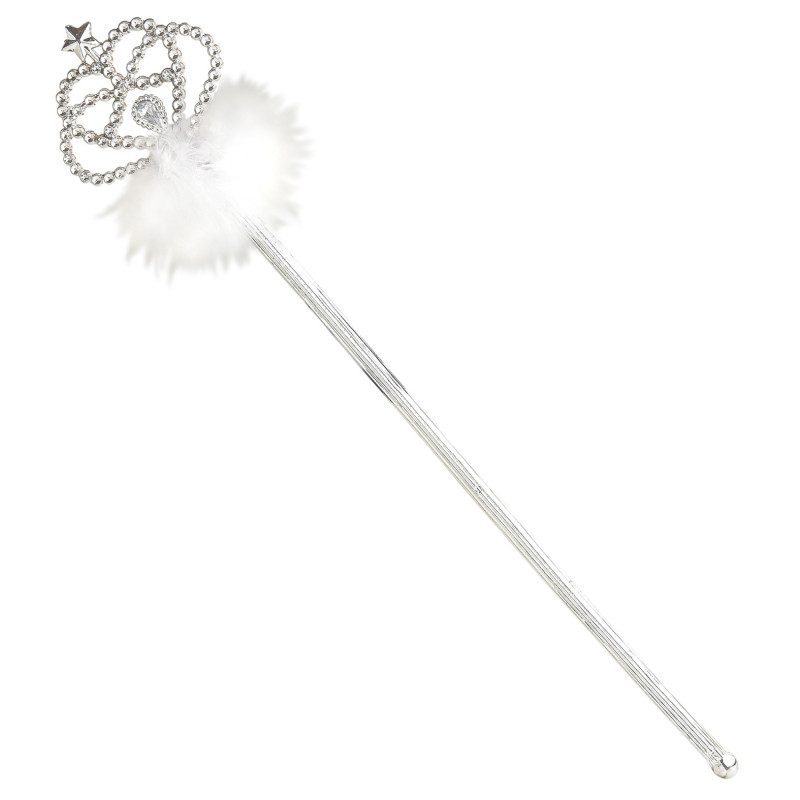 SCEPTRE AVEC PELUCHE BLANCHE