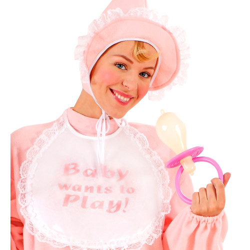 TÉTINE BÉBÉ GÉANTE AVEC SON ROSE