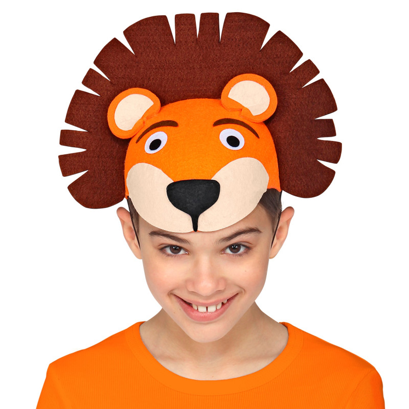 CHAPEAU LION ENFANT