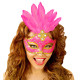 LOUP NEON ROSE BRESIL AVEC PAILLETTES