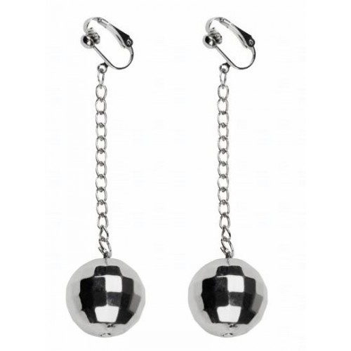 BOUCLES D'OREILLES BOULES DISCO