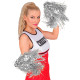 SET DE 2 POM POM ARGENT