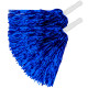 SET DE 2 POM POM BLEU METALLISE