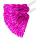 SET DE 2 POM POM ROSE METALLISE