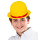 CHAPEAU MELON JAUNE ENFANT