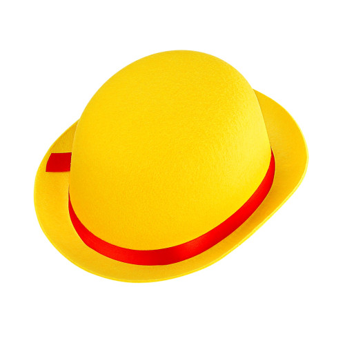 CHAPEAU MELON JAUNE ENFANT