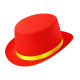 HAUT DE FORME ROUGE ENFANT