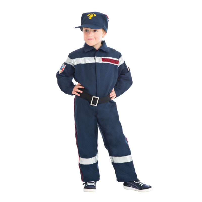 COSTUME POMPIER 140CM